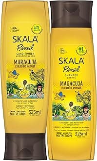 SKALA - Linha Brasil - Kit Maracuja e Oleo De Pataua Shampoo e Condicionador (2 x 325 Ml) - (Brazil Collection - Passion Fruit and Pataua Oil Shampoo & Conditioner Set (2 x 11 Fl Oz))
