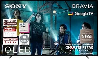 BRAVIA XR, XR-55A80L, 55 Inch, OLED, Smart TV, 4K HDR, Google TV, ECO PACK, BRAVIA CORE, Perfect for PlayStation5, Metal Flush Surface Design, 5 Year Warranty