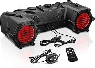 ATV30BRGB ATV Speaker System - 6.5 Inch Speakers, 1 Inch Tweeters, Built-in Amplifier, Bluetooth, Multi-Color Illumination