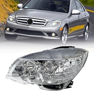Headlight Compatible for Mercedes Benz W204 C Class C300 C230 C350 2008 2009 2010 2011 Headlamp (Left Side)