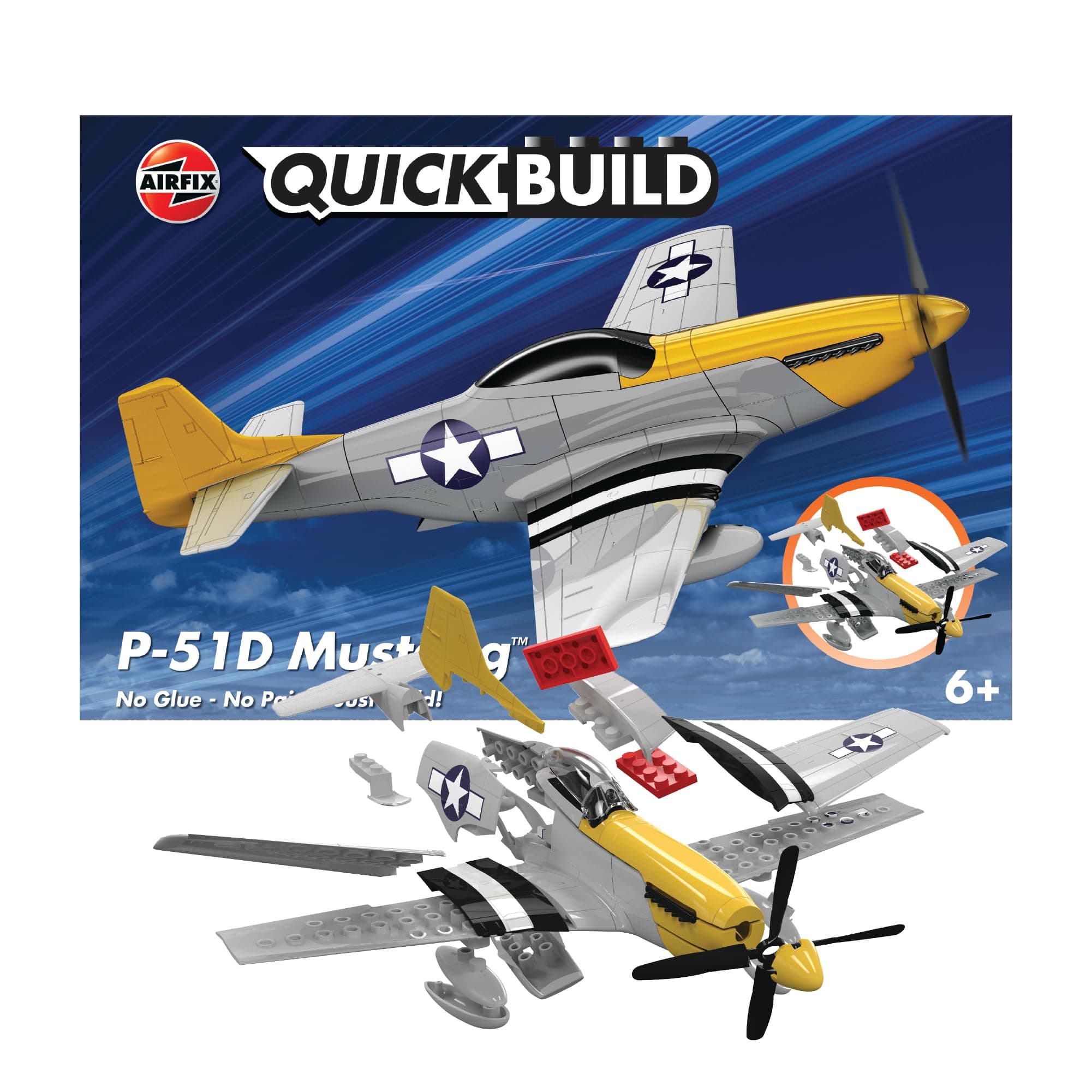 Airfix P-51D Mustang Quickbuild Set