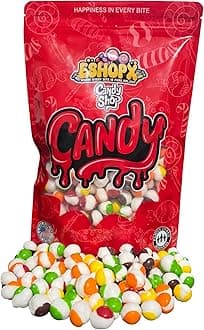 eShopX Rainbow Freeze-Dried Crunchy Candy - Premium Freeze-Dried Crispy Sweet 1 Pound Bag with Explosive Fruity Flavor - Perfect For Gifting & Snacking (16 Oz, Rainbow Original)
