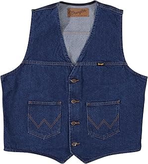 Men's Unlined Denim Vest VEST (pack of 1)