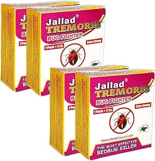 Bed Bug Spray Powder - 10 Gram | Long Lasting Protection from Cocroach & Termite | Powerful Spray for Bugs from Plant/Home/Kitchen (Pack of 4)