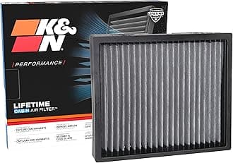 K&N Premium Cabin Air Filter: High Performance, Washable, Clean Airflow to your Cabin: Designed For Select 2001-2018 Hyundai/Jia (i40, Veloster, Accent, Genessis, Rio, Sportage, K2), VF2007