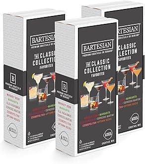 The Classic Collection Favorites Cocktail Mixer Capsules, Variety Pack of 18 Cocktail Capsules, for Bartesian Premium Cocktail Maker