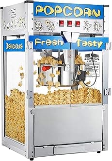 Great Northern Popcorn 6210 POPHEAVEN Commercial Quality Style Popcorn Popper Machine with 12-Ounce Kettle