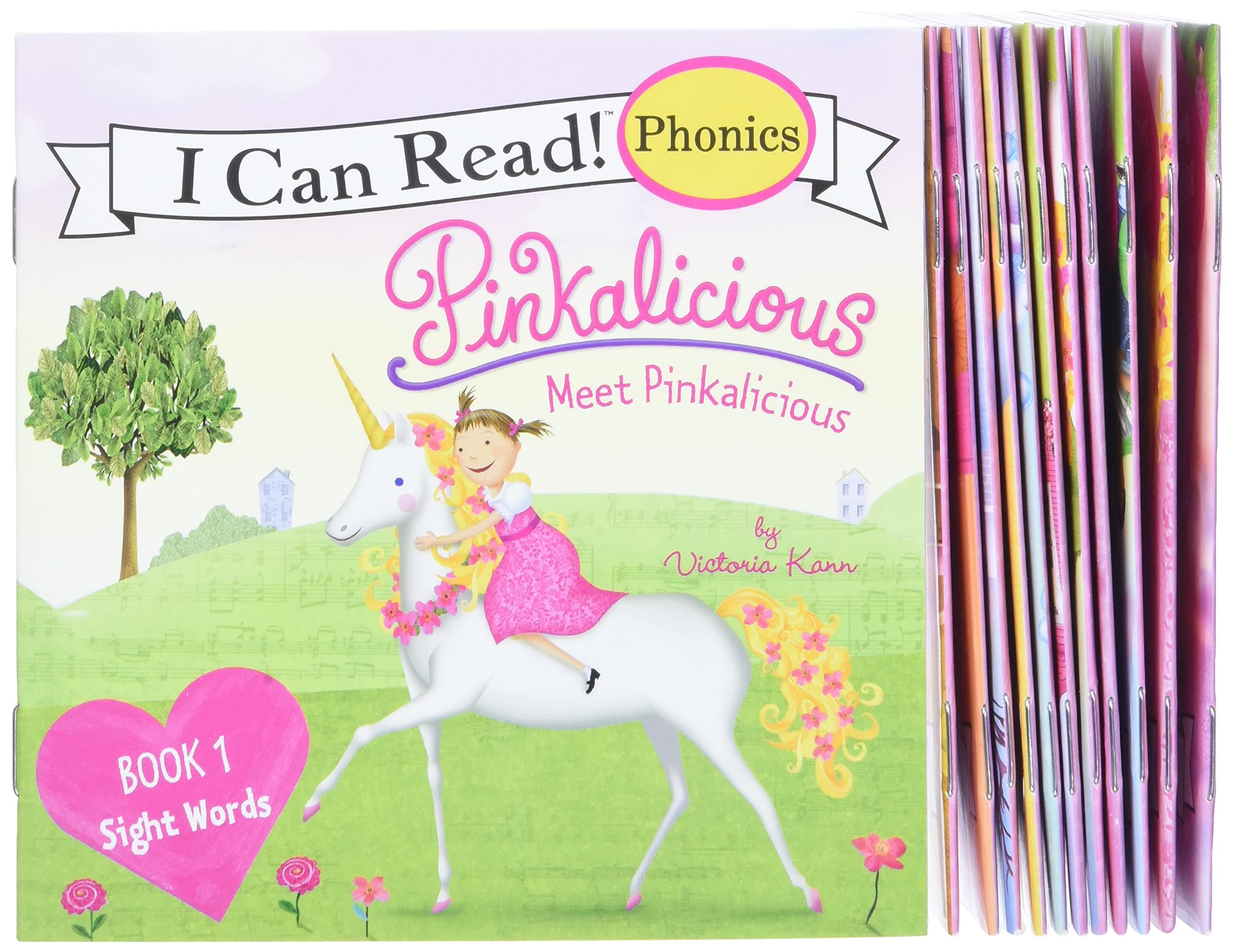 Pinkalicious 12-Book Phonics Fun!: Includes 12 Mini-Books Featuring Short and Long Vowel Sounds – Early Reader Collection for Sight Words and Literacy Development (Ages 3-6) (I Can Read Phonics Fun)