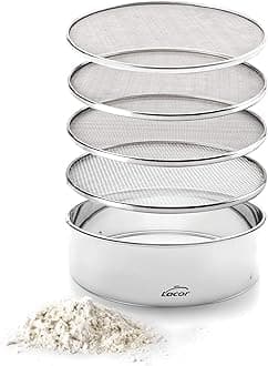 Lacor 4 Mesh Sieve Interchangeable 25 cm, Stainless Steel, Silver