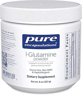 Pure Encapsulations L-Glutamine Powder - Supplement for Immune and Digestive Support, Gut Health and Lining, Metabolism, and Muscle Support* - with Pure Free-Form L-Glutamine - 8 Ounces