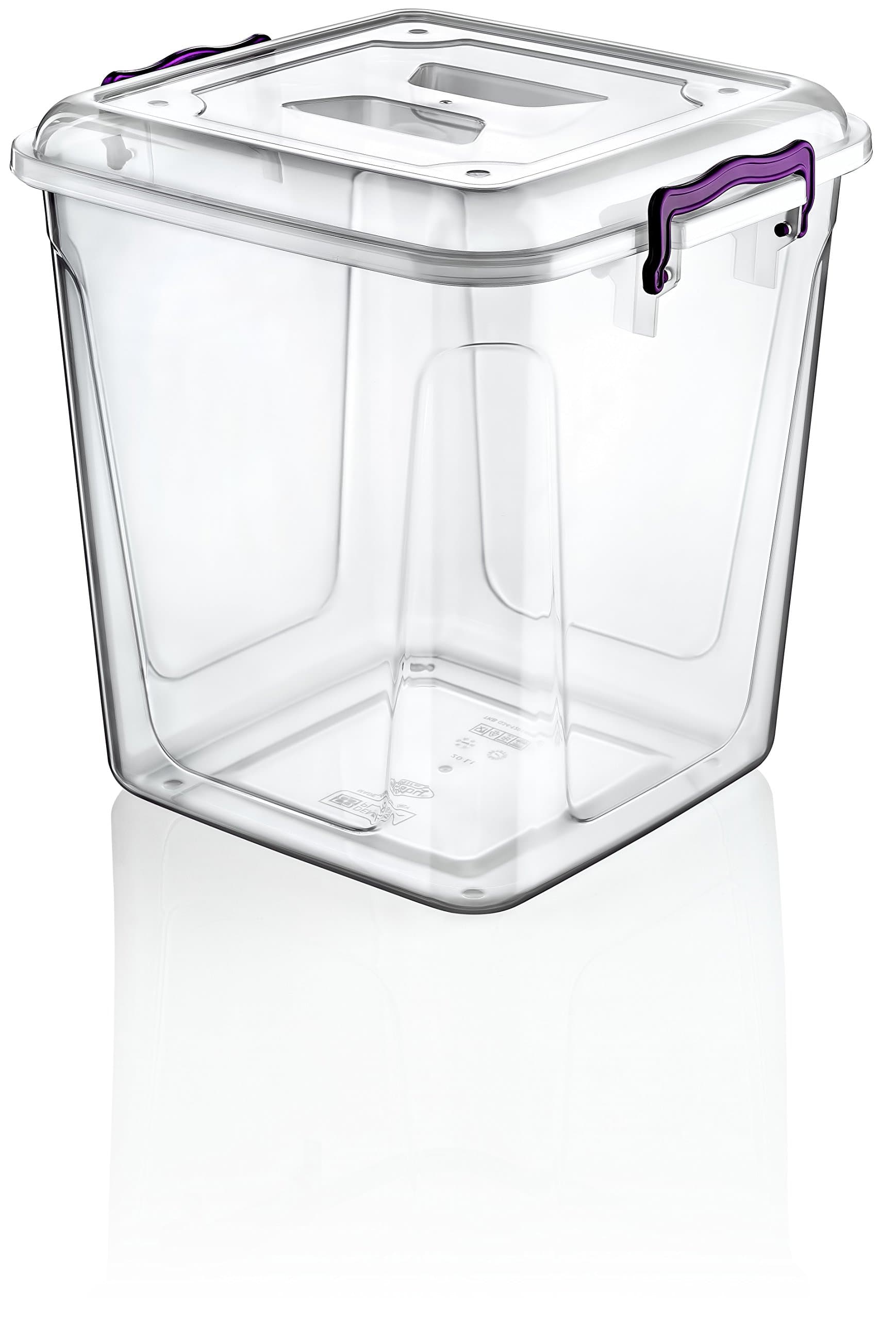 20 Litre Plastic Pantry Box, Transparent
