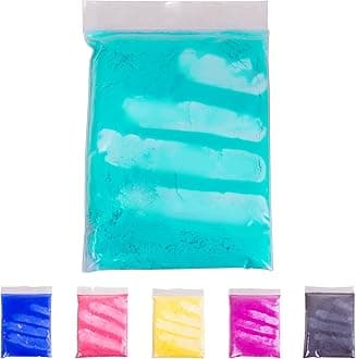 20g of Thermochromic Temperature Activated Pigment Powder - Heat Sensitive Color Changing Powder for Slime, Paint, Resin, Epoxy, Nail Polish, Ink, Screen Printing, Fabric Art, Casting (Teal)
