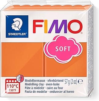 FIMO Soft Polymer Clay - -Oven Bake Clay for Jewelry, Sculpting, Crafting, Cognac 8020-76