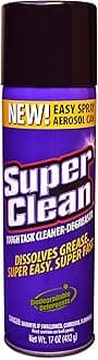 SuperClean Multi Surface All Purpose Gunk Remover Aerosol Degreaser, Biodegradable, 17oz by Super Clean