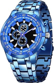 SWISSTYLE Black Chain Chrono Look Analog Watch for Men