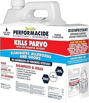 STAR BRITE Performacide 1 Gallon Kit – Kills Parvo Virus, Ideal for Veterinary Hospitals & Kennels