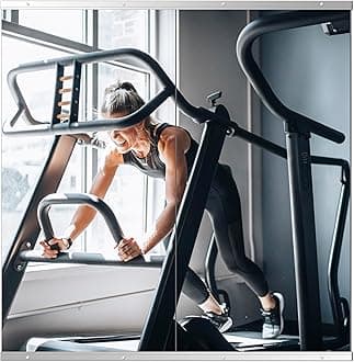 Ruomeng Home Gym Mirror, 48" x 24" x 2pcs, Large Full Body Mirror for Yoga, Glass Frameless Wall Mounted Mirror, Wall Mirror for Home Gym, Bathroom & Garage