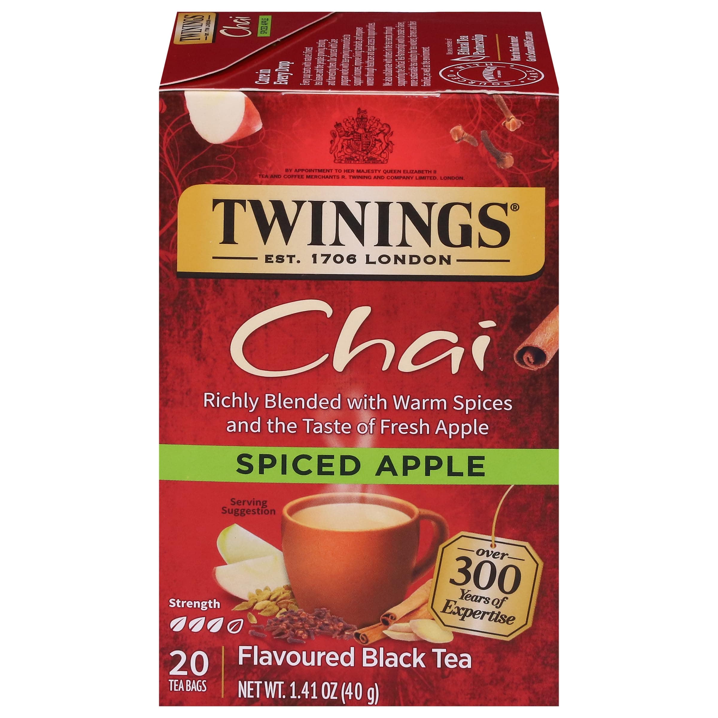 TEA, TEA,CHAI,SPICED APPLE 20 BAG