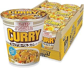 Cup Noodle Ramen Noodle Soup, Curry, 2.82 Ounce (Pack of 6)