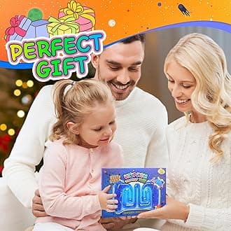 UIIOPJIOM Sensory Toys for Kids, Autism & ADHD Calm Down Toys, Travel & Classroom Fidget Tube, Gift for Girls & Boys (Orange)