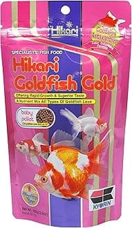 Hikari Gold Baby Floating Pellets for Koi and Pond Fish for Pets, 3.5-Ounce