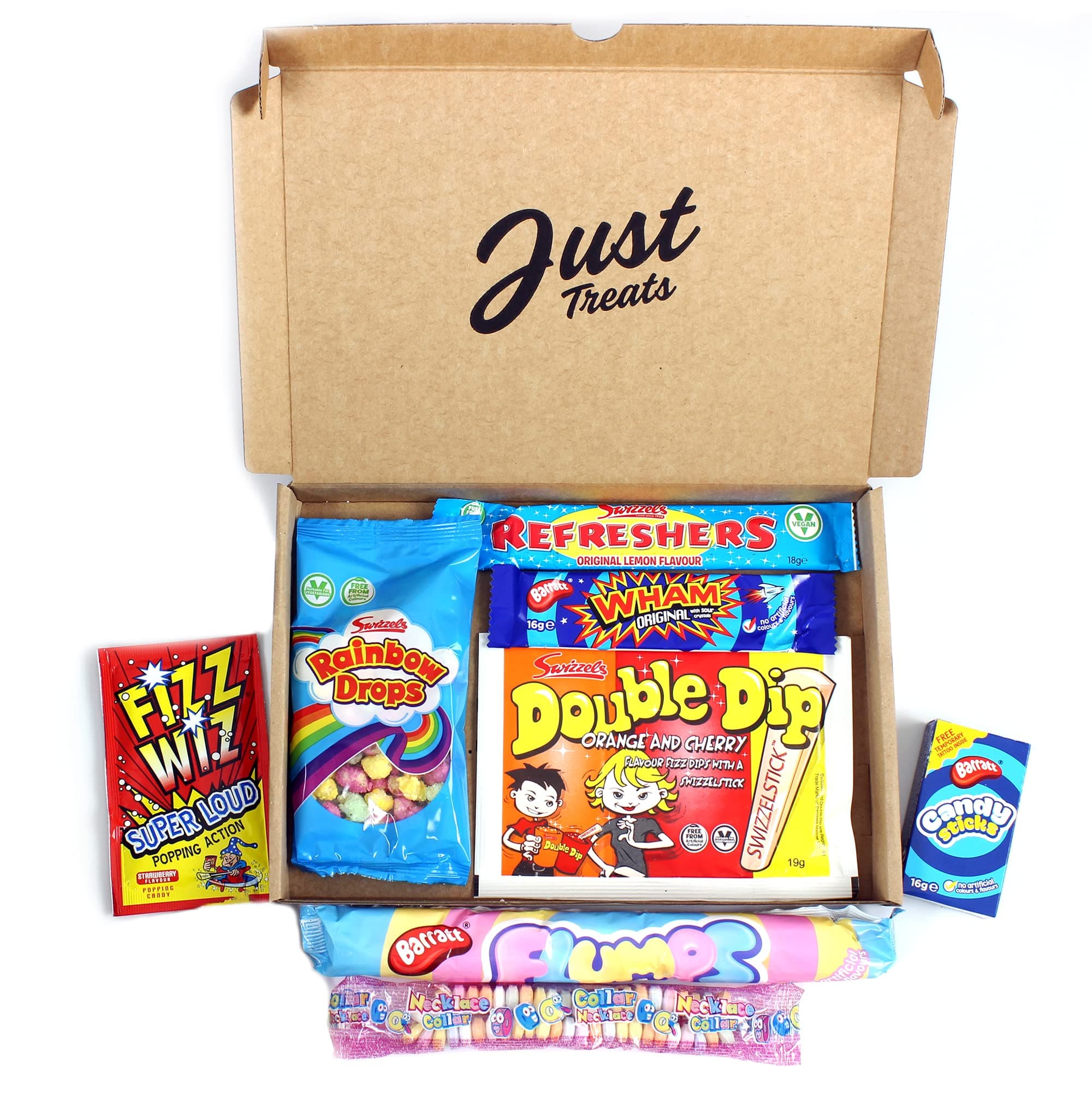 Retro Sweets Mini Box | Letterbox Size Box Filled with Retro Sweets