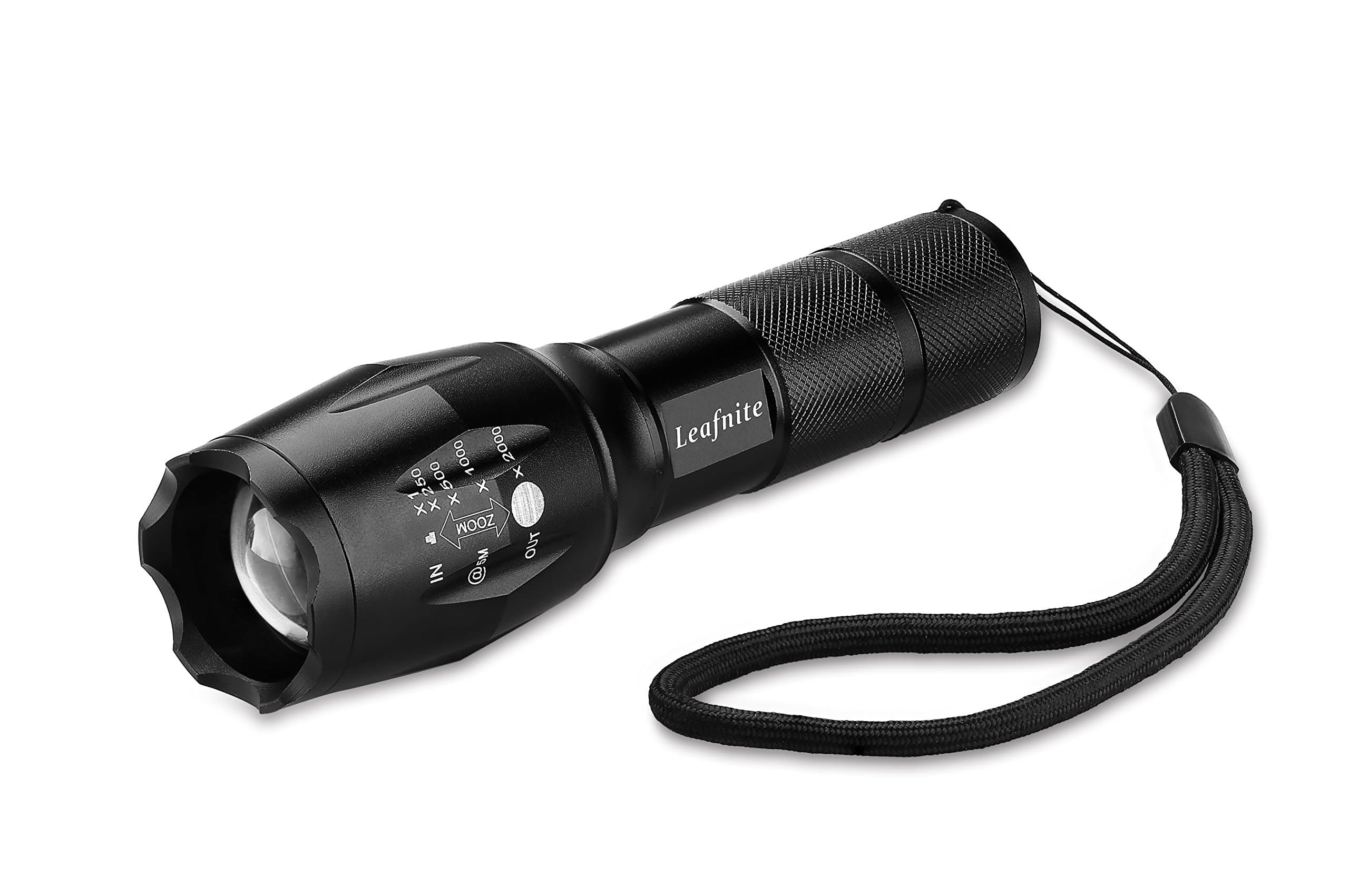 Leafnite T6 LED Flashlight Torch Adjustable Focus Zoom Water Resistant Tactical Light Lamp