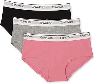 Kids Girls' Modern Cotton Hipster Underwear 3-Pack