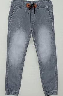 Boy's Slim Fit Mid Rise Stretchable Jogger Jeans