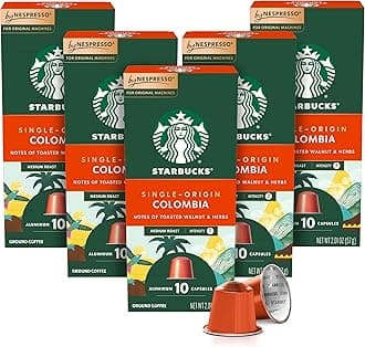 Starbucks Single - Origin Coffee Colombia by Nespresso, 5 x 57 g
