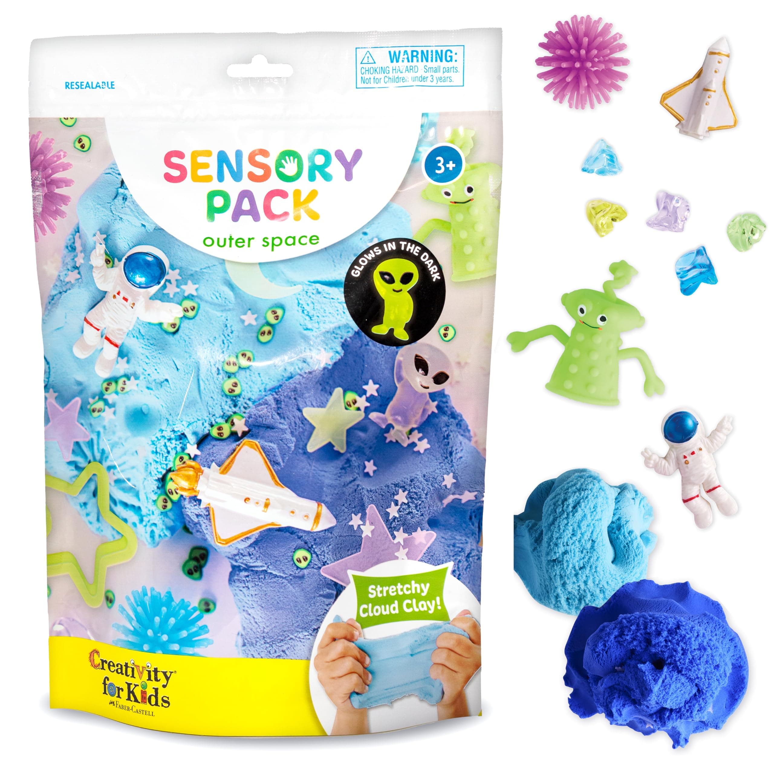 Creativity for Kids Sensory Pack: Outer Space - Toddler Activities and Space Toys, Gifts for Kids, Sensory Toys for Toddlers (Ages 3+)