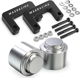 Maxracing 2.5" Front + 2.5" Rear Leveling Lift Kit Compatible with 2007-2020 Chevy Suburban 1500/2007-2013 Chevy Avalanche 1500/2007-2020 Chevy Tahoe / 2000-2020 GMC Yukon 1500 4WD/2WD