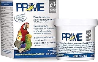 Hagen Prime Parrot Vitamin, Mineral and Amino Acid Supplement for Seed Eating Birds, 1.1 oz