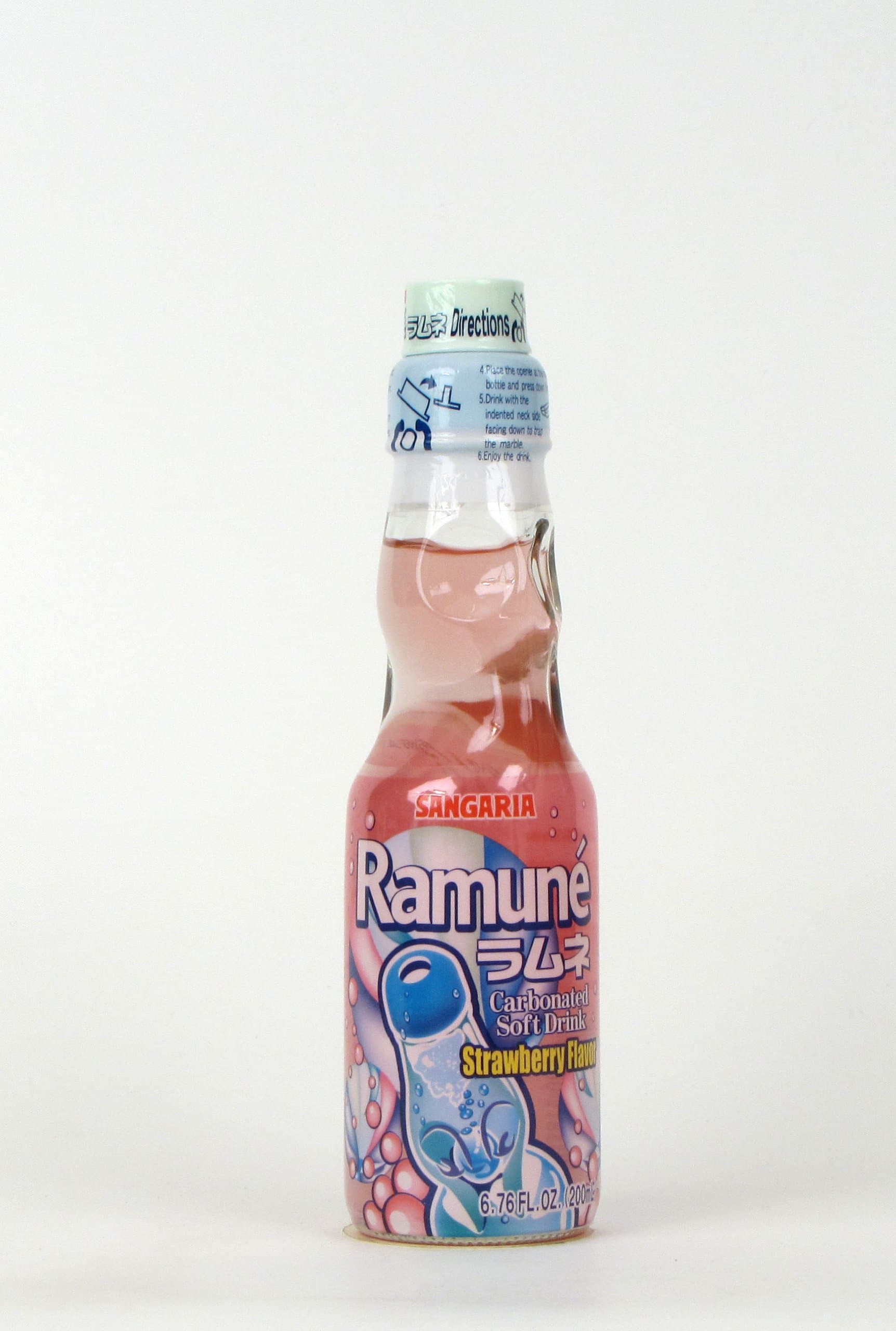 Sangaria Soda Ramune Strawberry