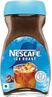 NESCAFE Ice Roast | Instant Coffee Powder for Cold Coffee Lovers | Easily Dissolves in Cold Milk | 90g Jar
