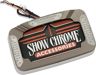Show Chrome Accessories 16-131SK Smoke Chrome LED License Plate Holder