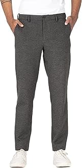 The Pant Project Luxury PV Stretchable Casual Pants for Men | Stylish Slim Fit Men's Wear Trousers for Office or Party | Mens Fashion Dress Trouser with Expandable Waist & 4 Way Stretch