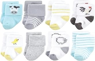 baby-girls Cotton Rich Newborn and Terry Socks