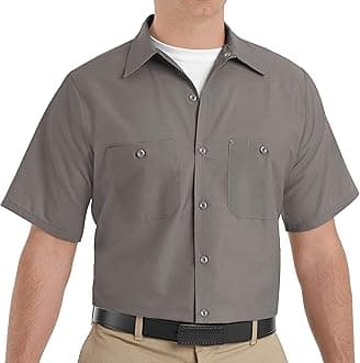 Red Kap Men's Men's Short Sleeve Enhanced Visibility Work Shirt Enhanced Visibility Work Shirt