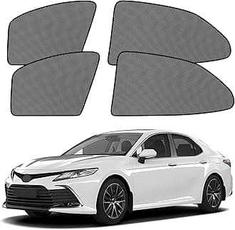 XCBYT Car Window Shades - 4 Pack 2018-2024 Toyota Camry Sunshade Side Window Sun Shade with Breathable Mesh, Insulate Heat and UV Rays, Protect Privacy, Safe Driving for Sleep Camping Breastfeeding