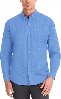 Men's Wrinkle Free Long Sleeve Button Down Shirt Button Down Shirt (pack of 1)