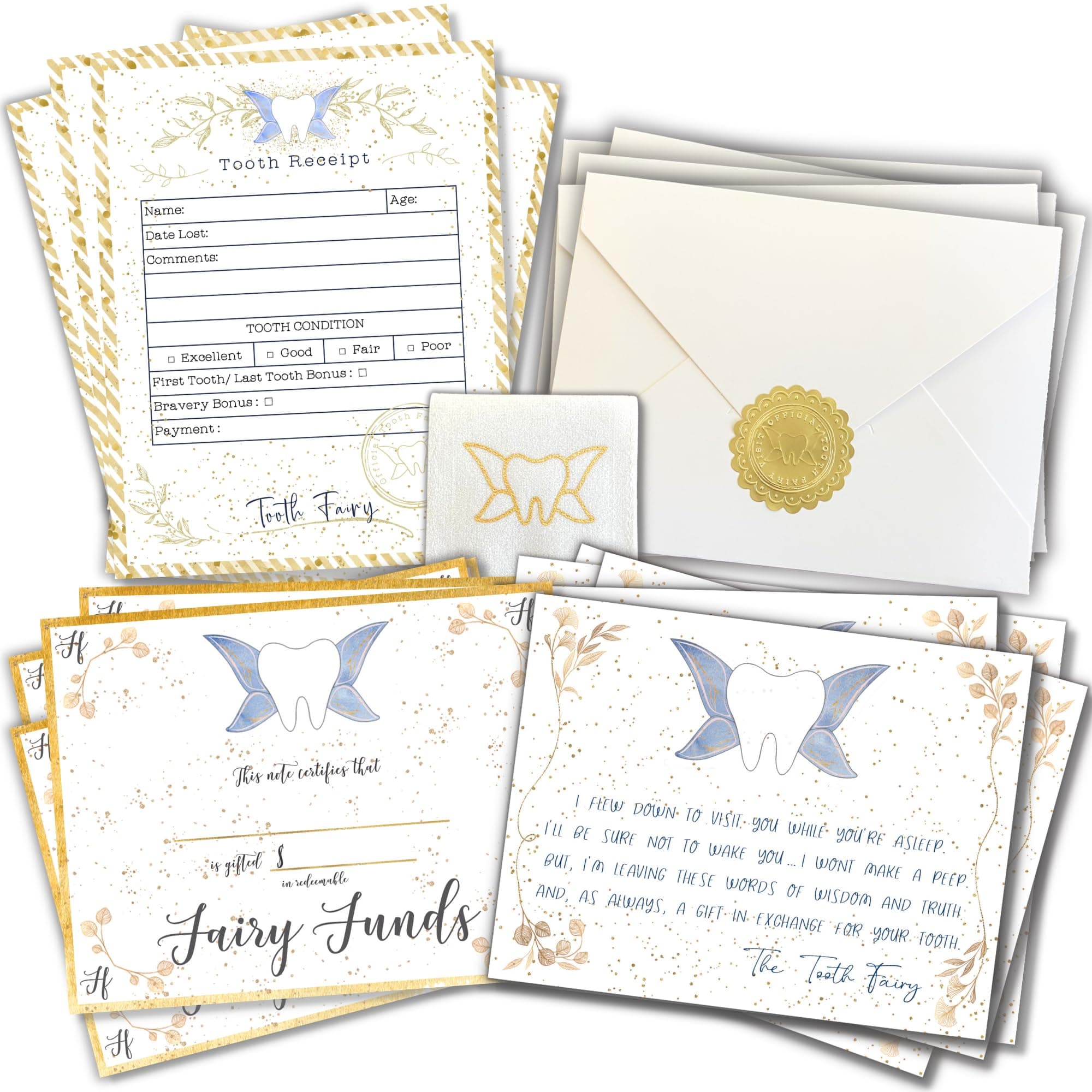 Tooth Fairy Letter Kit