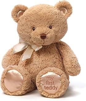 GUND Baby My First Teddy Bear, Ultra Soft Animal Plush Toy for Babies and Newborns, Tan, 15”