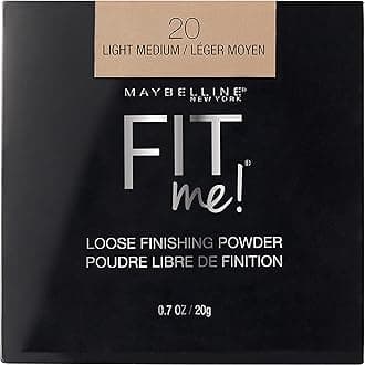 Maybelline Fit Me Loose Setting Powder, Face Powder Makeup & Finishing Powder, Light Medium, 1 Count