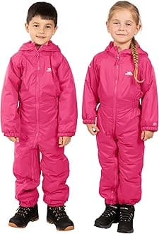 Dripdrop Boys Girls Waterproof Breathable Padded All in One Rain Suit