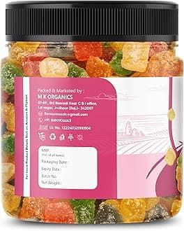 - FLAVOUR MOSAIC Jelly Bites | 800gm | Colorful & Delicious Flavors | Vegetarian, No Gelatin with Natural Fruit Sugar | Mix Fruit Jelly (Pack of 2, 400gm each)