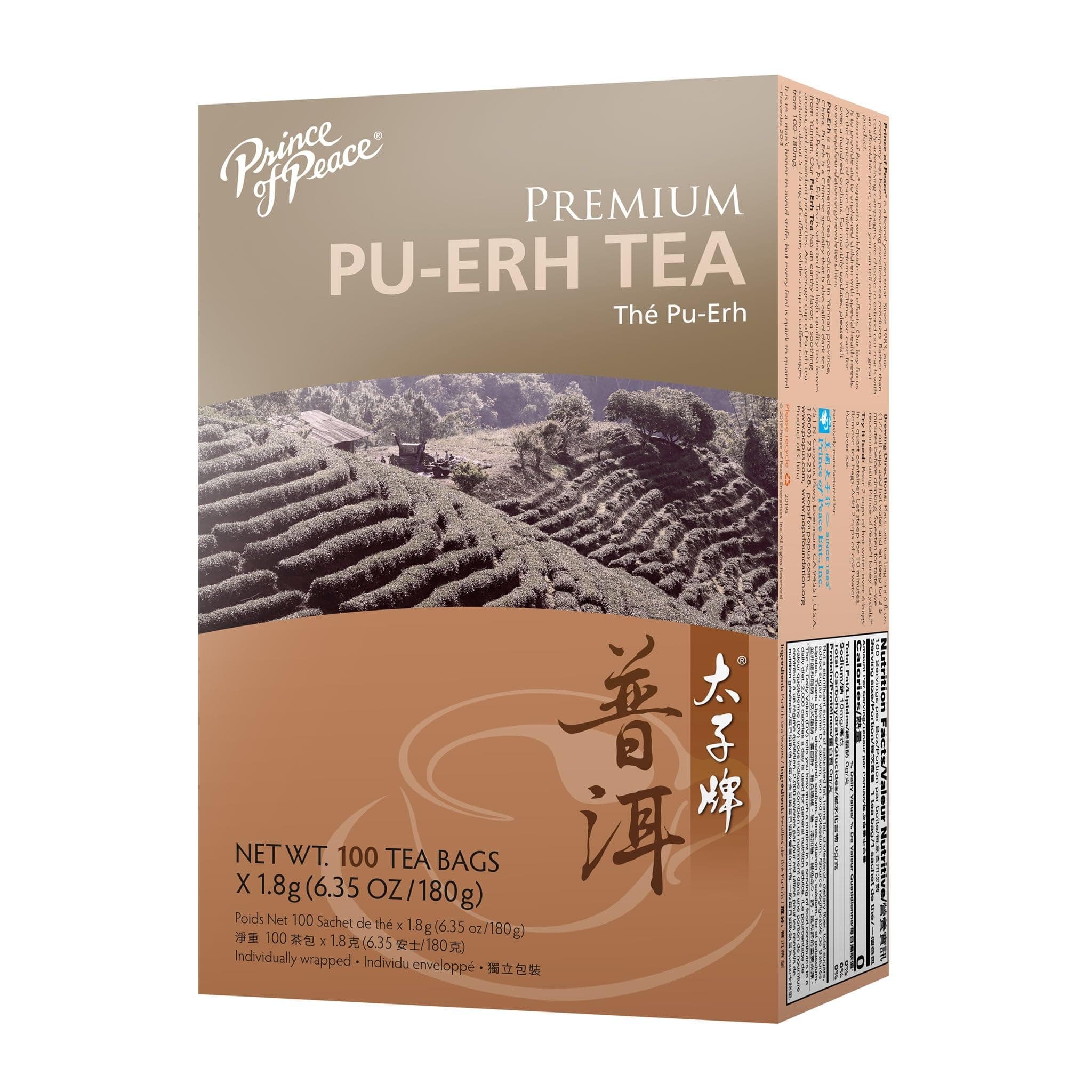 Tea Premium Pu-erh Tea, 100 teabags