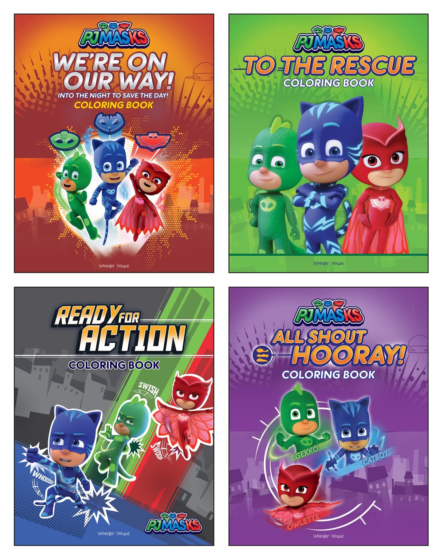 PJ Masks Coloring Books Super Pack