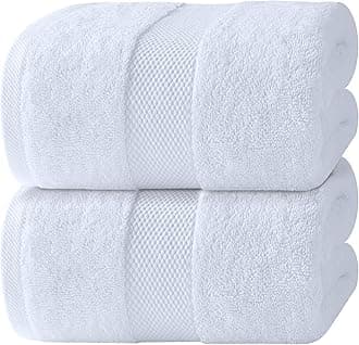 Luxury Bath Sheets Towels for Adults Extra Large | Highly Absorbent Hotel Collection | 35x70 Inch | 2 Pack (White)