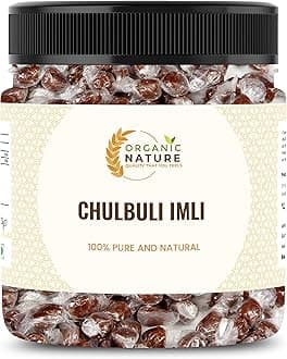 Organic Nature Imli Khatti Methi Imli Chulbuli Imli Tamarind Twist Candy Tamarind Candy [Jar Pack] (100 Grams)